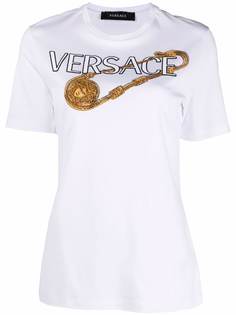 Versace футболка с логотипом