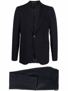 Emporio Armani костюм с однобортным пиджаком