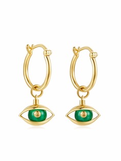 ZEEMOU ZENG маленькие серьги из желтого золота