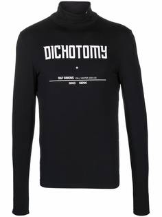 Raf Simons топ Tour с высоким воротником