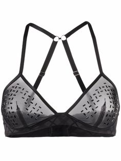 Wolford бюстгальтер из тюля Gilda с треугольными чашками