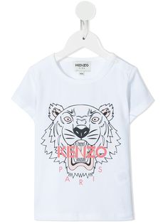 Kenzo Kids футболка с принтом Tiger