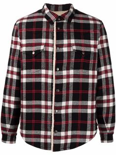 Saint Laurent куртка Oversize Western с подкладкой из шерпы