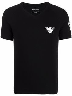 Emporio Armani футболка с логотипом EA