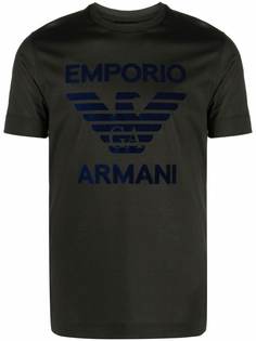 Emporio Armani футболка с логотипом EA