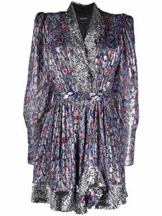 Isabel Marant платье мини с принтом пейсли и пайетками