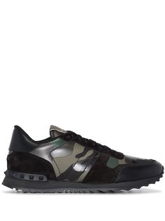 Valentino Garavani кроссовки Rockrunner Camouflage