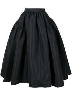 Alexander McQueen юбка миди Taffeta