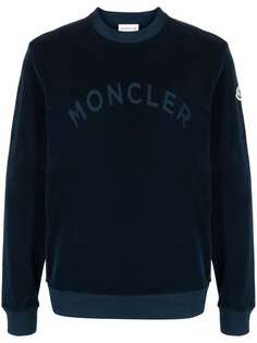 Moncler толстовка с нашивкой-логотипом