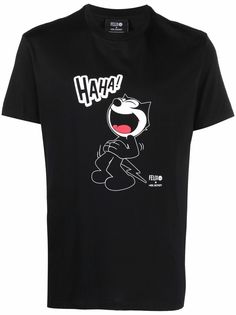 Neil Barrett футболка с принтом из коллаборации с Felix The Cat