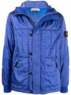 Stone Island пуховик с нашивкой Compass