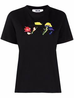 MSGM футболка с логотипом