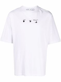 Off-White футболка с логотипом