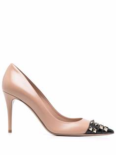 Valentino Garavani туфли Rockstud с заостренным носком