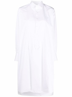 Maison Margiela платье-рубашка с асимметричным подолом