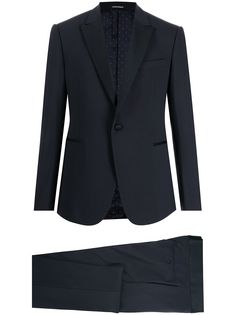 Emporio Armani костюм-двойка с однобортным пиджаком