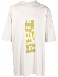 Rick Owens DRKSHDW футболка с графичным принтом