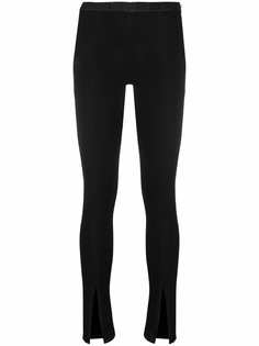 Rick Owens брюки скинни с разрезами