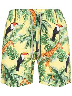 MC2 Saint Barth плавки-шорты Tropical Garden