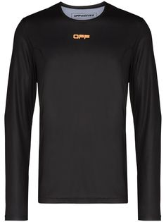 Off-White спортивная футболка Active с длинными рукавами