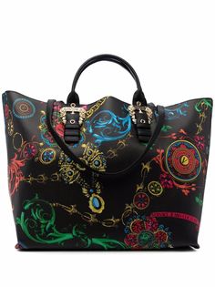 Versace Jeans Couture cумка-тоут с узором Baroque