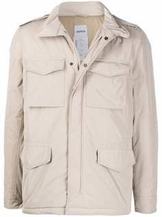 Aspesi куртка с капюшоном и карманами