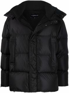 Emporio Armani пуховик с длинными рукавами