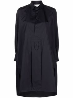 Maison Margiela платье-рубашка с асимметричным подолом