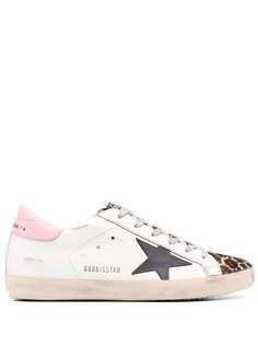 Golden Goose кеды Superstar с леопардовым принтом