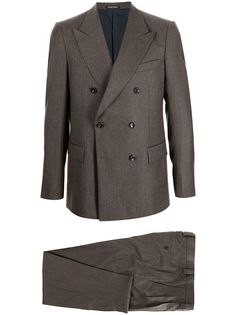 Emporio Armani костюм с двубортным пиджаком