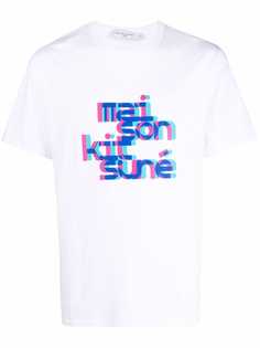 Maison Kitsuné футболка с логотипом