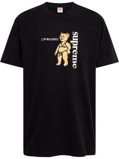 Supreme футболка с принтом Not Sorry