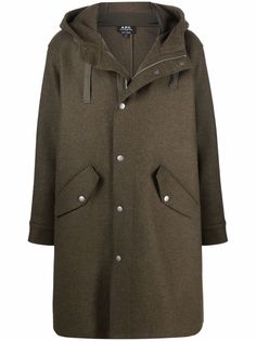 A.P.C. однобортный дафлкот