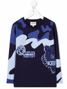 Kenzo Kids футболка с логотипом