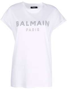 Balmain футболка с логотипом