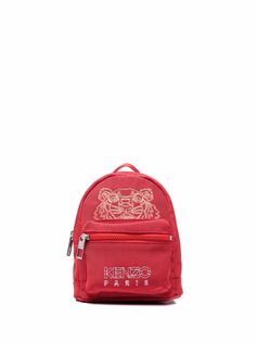 Kenzo маленький рюкзак с вышивкой Tiger