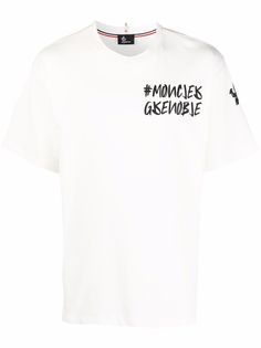 Moncler Grenoble футболка с логотипом