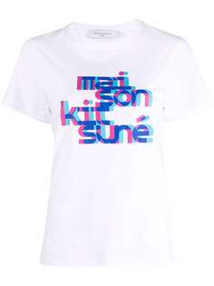 Maison Kitsuné футболка с логотипом