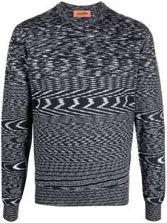 Missoni шерстяной джемпер вязки интарсия