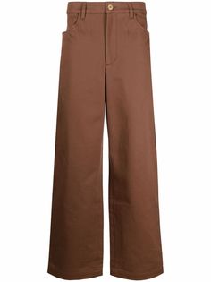 Jacquemus широкие брюки средней посадки