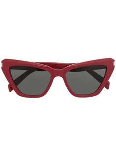 Saint Laurent Eyewear солнцезащитные очки в оправе кошачий глаз