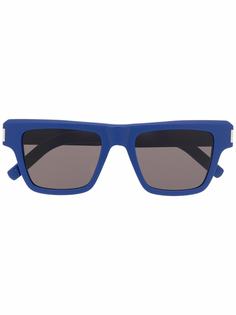 Saint Laurent Eyewear солнцезащитные очки в массивной оправе