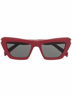 Saint Laurent Eyewear солнцезащитные очки в оправе кошачий глаз