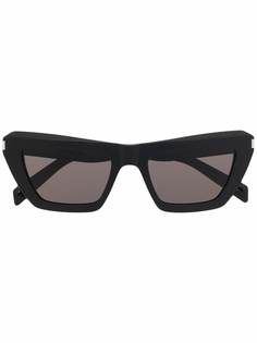 Saint Laurent Eyewear солнцезащитные очки в массивной оправе