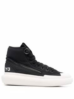 Y-3 высокие кеды на шнуровке