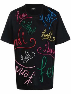 Fendi футболка из коллаборации с Noel Fielding