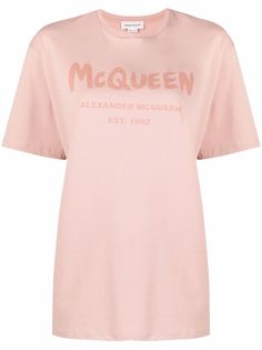 Alexander McQueen футболка с логотипом