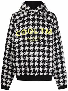 COOL T.M худи в ломаную клетку с логотипом