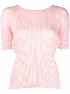 Pleats Please Issey Miyake плиссированная футболка