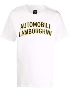 Automobili Lamborghini футболка с круглым вырезом и логотипом
